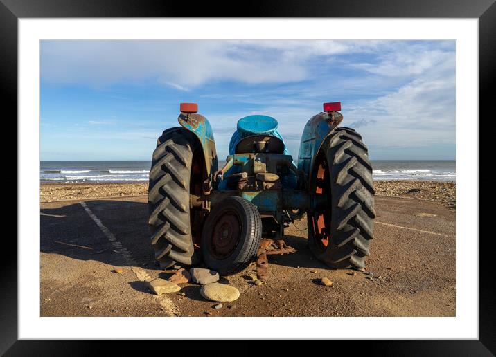 Saltburn Tractor Framed Mounted Print by Steve Smith