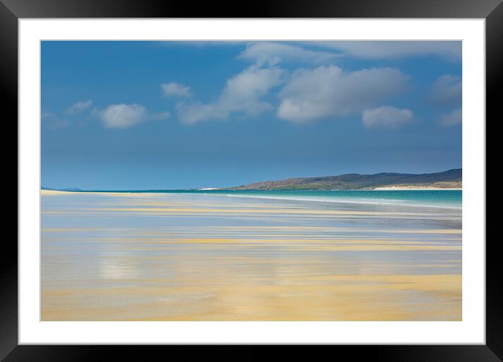 Majestic Luskentyre Beach Framed Mounted Print by Steve Smith