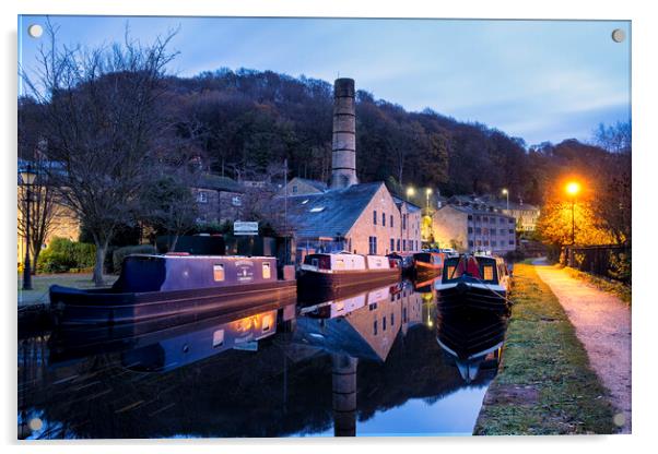 Hebden Bridge Acrylic by Tim Hill