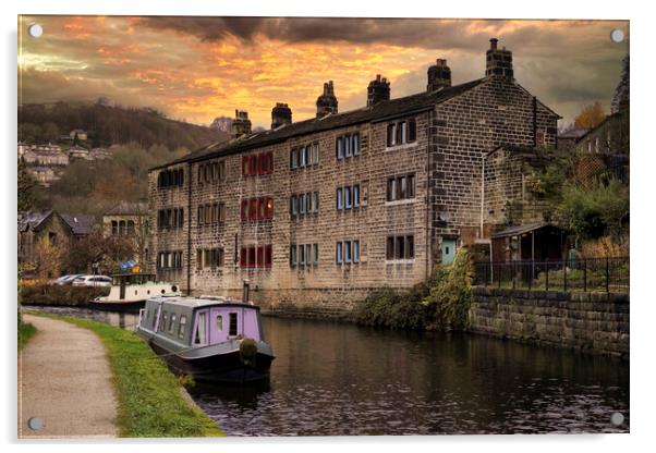 Captivating Hebden Bridge Acrylic by Tim Hill