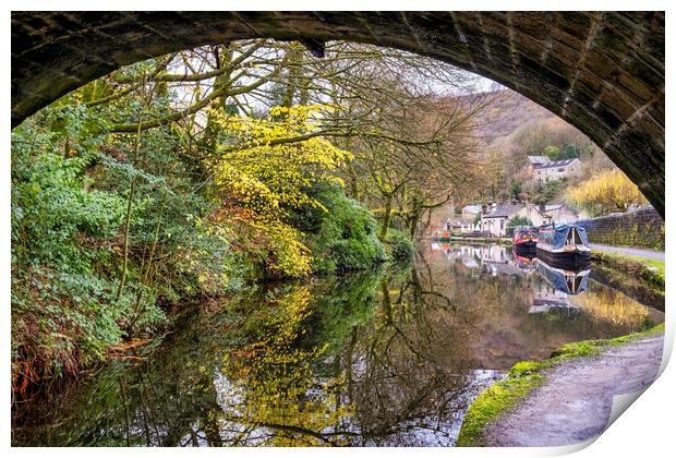 Serene and Scenic Rochdale Canal Print by Tim Hill