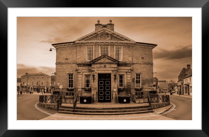 Wetherby Town Hall Framed Mounted Print by Tim Hill