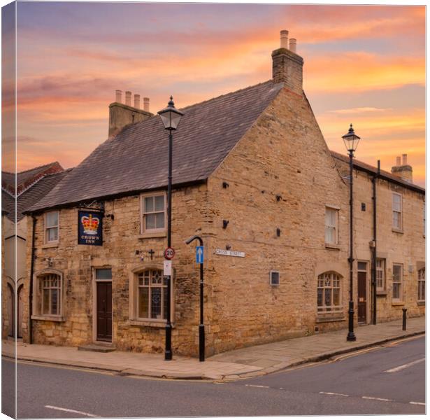 Wetherby Crown Inn Canvas Print by Tim Hill