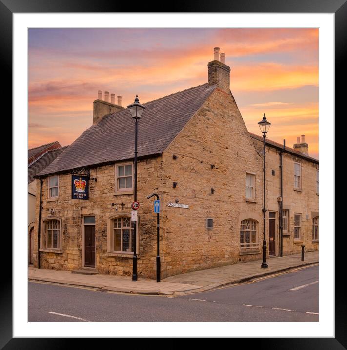 Wetherby Crown Inn Framed Mounted Print by Tim Hill