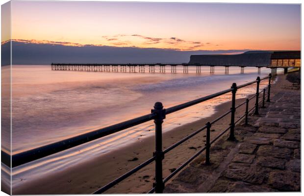 Clouds on the horizon, Saltburn by the sea Canvas Print by Tim Hill