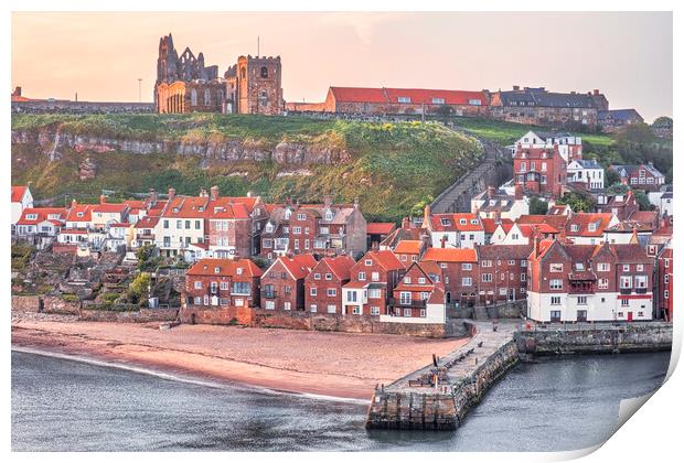 199 Steps Whitby Print by Tim Hill