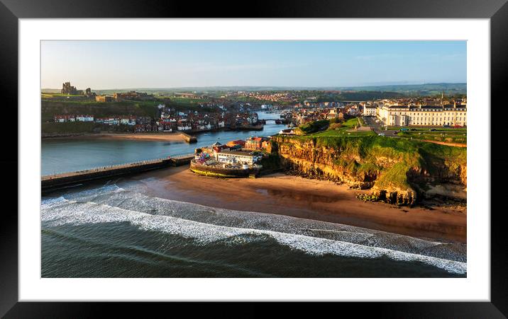 Whitby Scene North Yorkshire Framed Mounted Print by Tim Hill