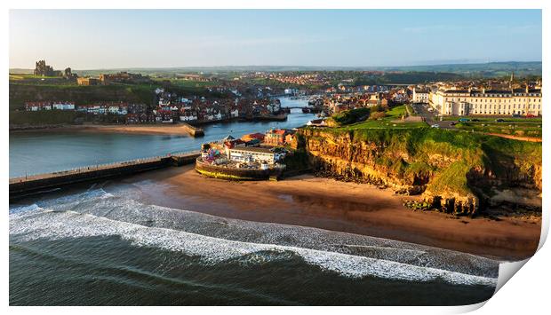 Whitby Scene North Yorkshire Print by Tim Hill