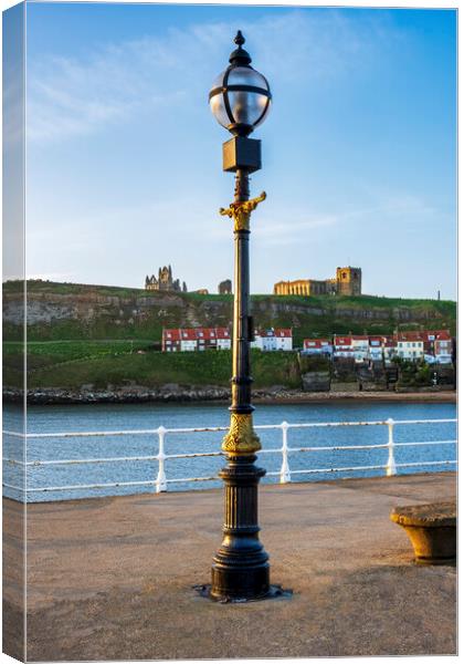 Whitby Pier Canvas Print by Tim Hill