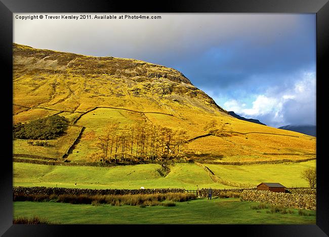 The Hill - Wasdale Framed Print by Trevor Kersley RIP