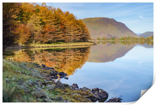 Serenity by Buttermere Print by Steve Smith