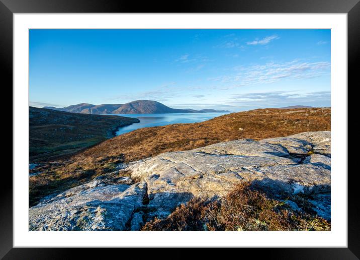North Harris Views Framed Mounted Print by Steve Smith