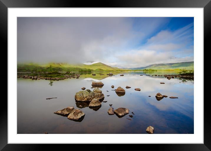 Tranquil Beauty of Lochan Na Stainge Framed Mounted Print by Steve Smith