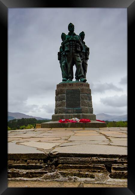 Scottish Commando Memorial Framed Print by Steve Smith