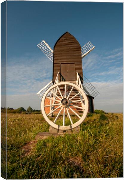 Timeless Charm of Brill Windmill Canvas Print by Steve Smith