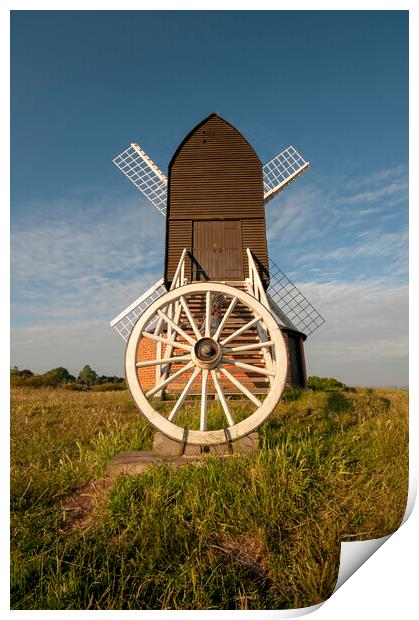 Timeless Charm of Brill Windmill Print by Steve Smith