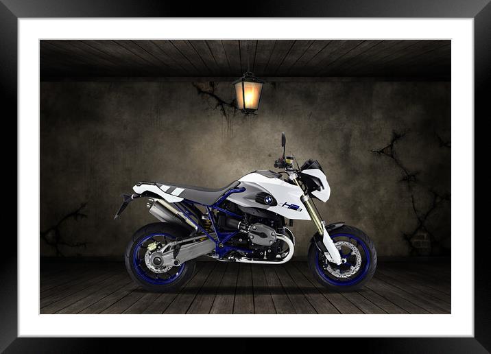 The Ultimate German Sports Motorcycle Framed Mounted Print by Steve Smith