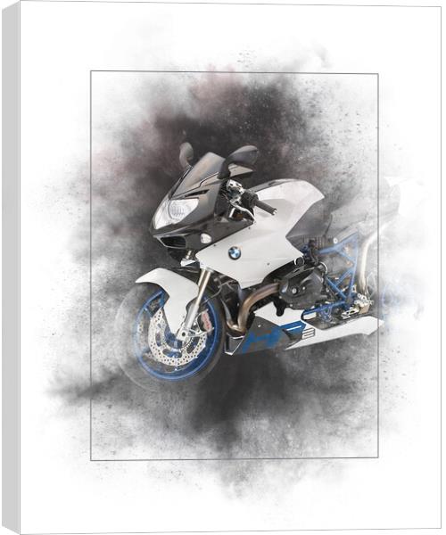 BMW HP2 Sport Painting Canvas Print by Steve Smith