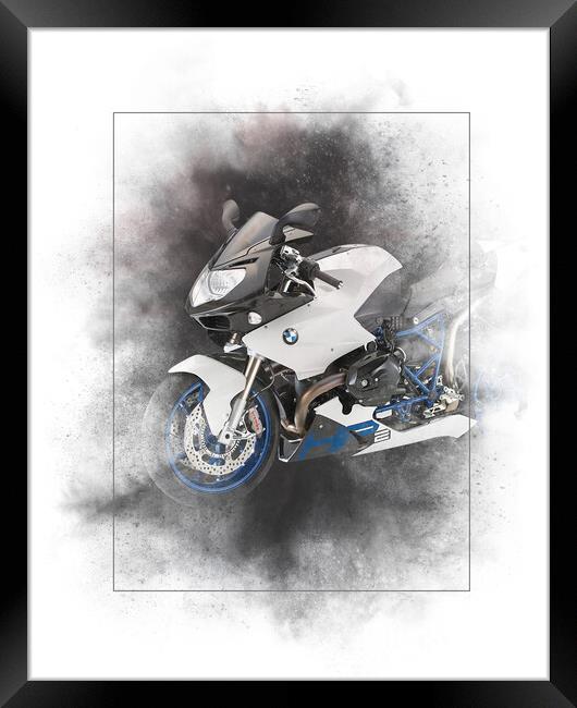 BMW HP2 Sport Painting Framed Print by Steve Smith