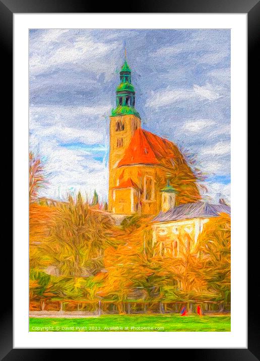 Maria Himmelfahrt Cathedral Art Framed Mounted Print by David Pyatt