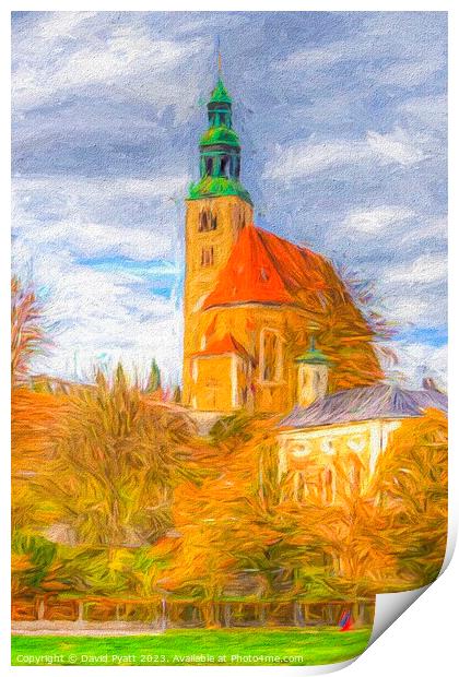 Maria Himmelfahrt Cathedral Art Print by David Pyatt