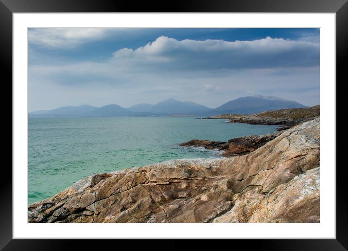 Views From Luskentyre Framed Mounted Print by Steve Smith