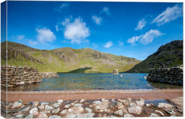 Levers Water Canvas Print by Steve Smith