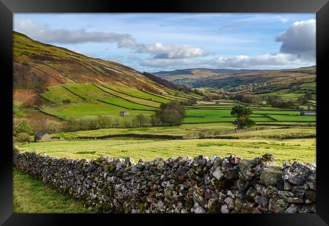 Swaledale At It's Best Framed Print by Steve Smith