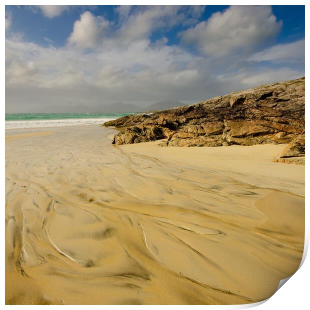 Luskentyre Beach Print by Steve Smith