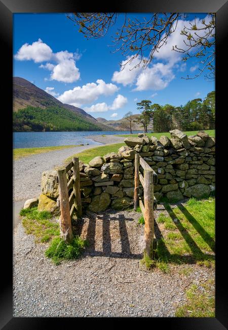 Serenity of Buttermere Framed Print by Steve Smith