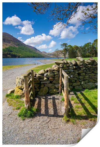 Serenity of Buttermere Print by Steve Smith