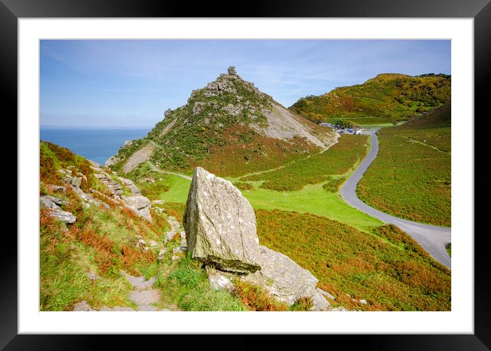 The Valley Of The Rocks Framed Mounted Print by Steve Smith