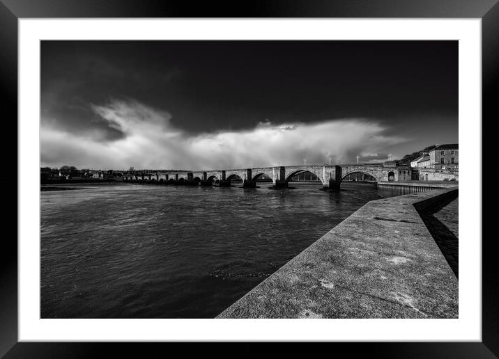 Berwick Bridge Framed Mounted Print by Steve Smith