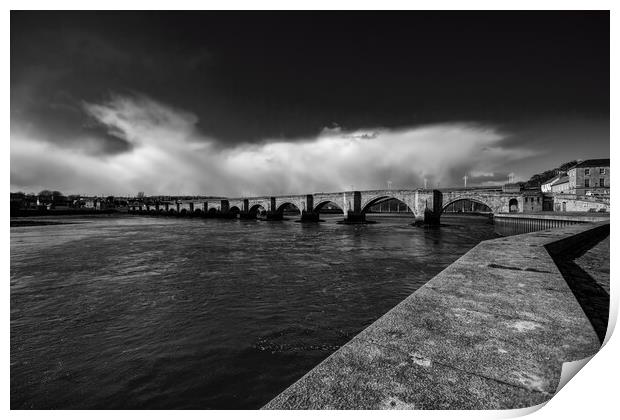 Berwick Bridge Print by Steve Smith