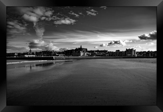 Serene St Andrews Framed Print by Steve Smith