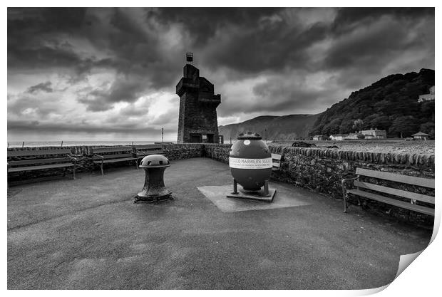 Lynmouth Print by Steve Smith