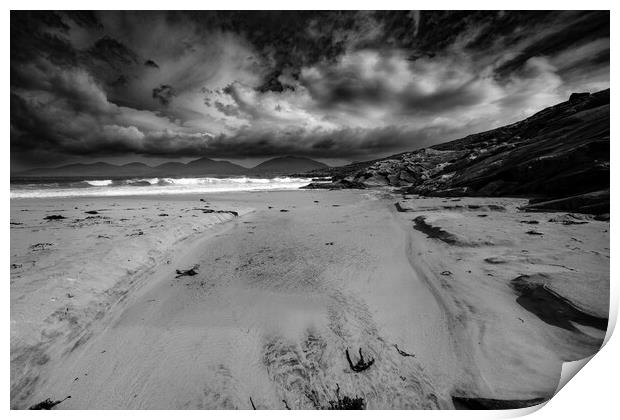 Luskentyre Beach Print by Steve Smith