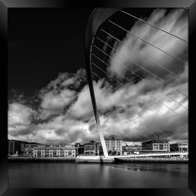 Gateshead Millennium Bridge Framed Print by Steve Smith