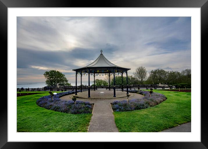 Filey Bandstand Framed Mounted Print by Steve Smith
