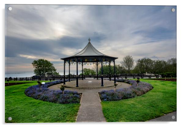 Filey Bandstand Acrylic by Steve Smith
