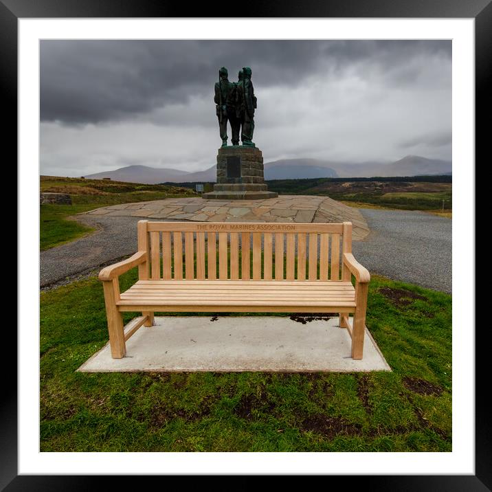 Scottish Commando Monument Framed Mounted Print by Steve Smith