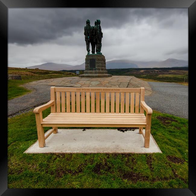 Scottish Commando Monument Framed Print by Steve Smith