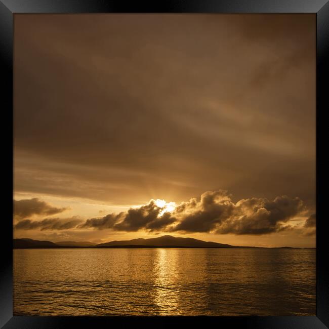 Hebridean Sunrise Framed Print by Steve Smith