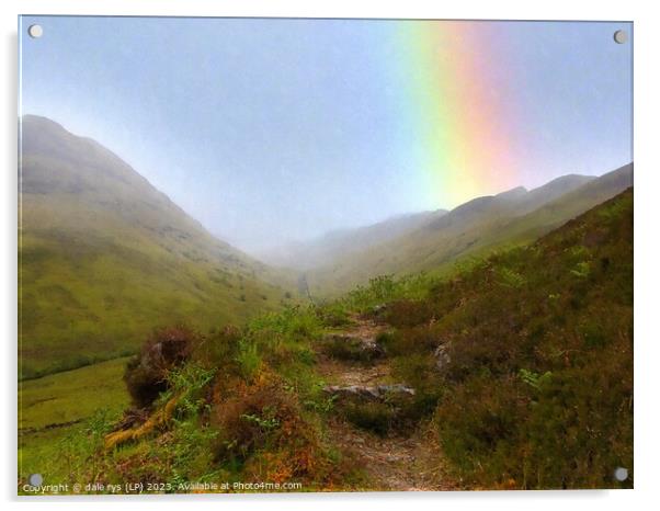 highland rainbow - WILD HIGHLANDS / 5 SISTERS -kin Acrylic by dale rys (LP)