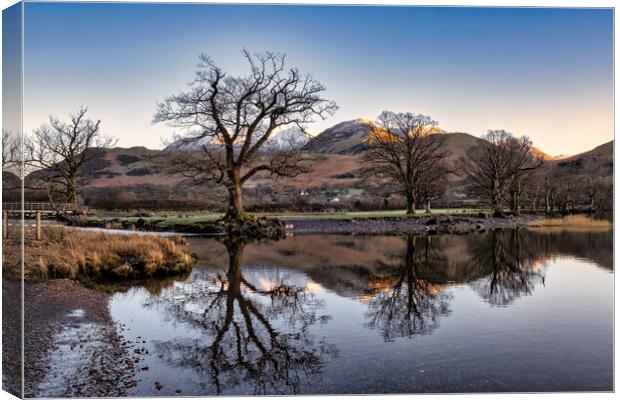 Whiteless Pike, Buttermere, Cumbria Canvas Print by Tim Hill