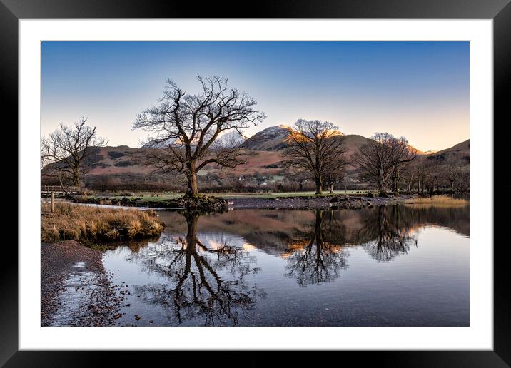 Whiteless Pike, Buttermere, Cumbria Framed Mounted Print by Tim Hill
