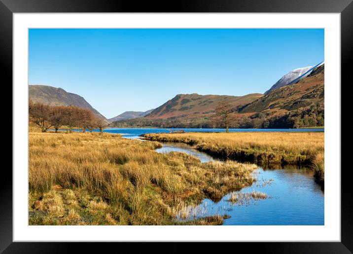 Buttermere in wintertime, Cumbria Framed Mounted Print by Tim Hill