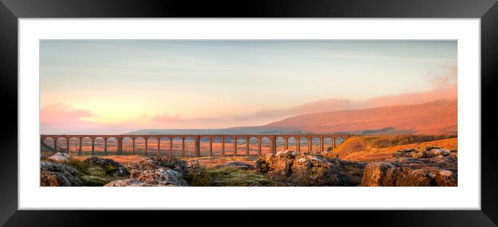 Ribblehead Viaduct Yorkshire Dales  Framed Mounted Print by Tim Hill