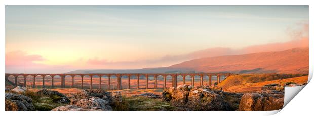 Ribblehead Viaduct Yorkshire Dales  Print by Tim Hill