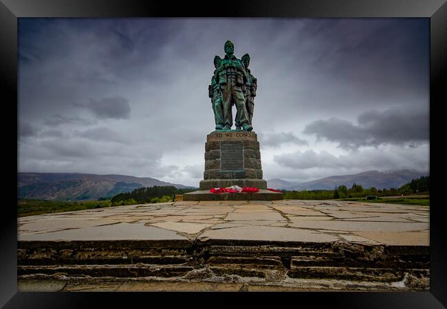 Scottish Commando Memorial Framed Print by Steve Smith